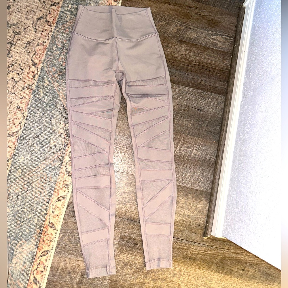 Lululemon leggings with mesh details